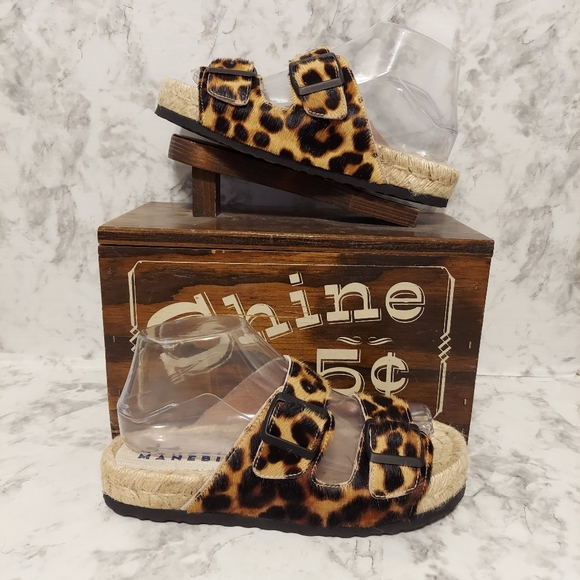 manebi Shoes - 🆕️brand new manebi leopard print sandals